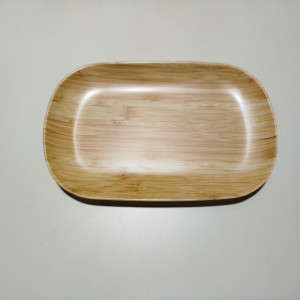 bandeja melamina bambu 25x16cm