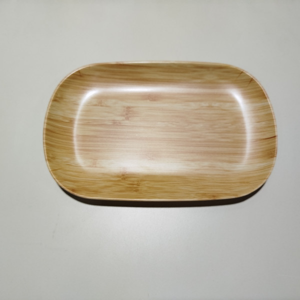 BANDEJA MELAMINA BAMBU 25X16CM