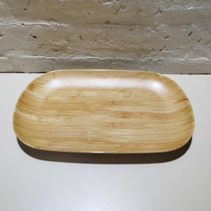 bandeja melamina bambu 30x19cm