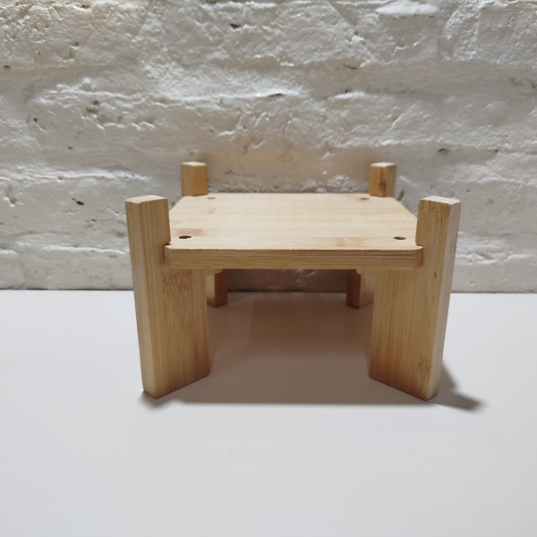 BASE MADERA DISPENSER CHICO 15x15