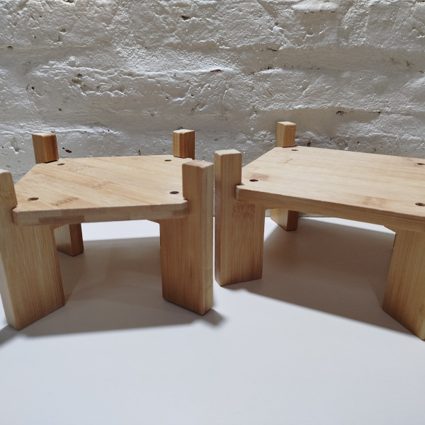 BASE MADERA DISPENSER GRANDE 19x19