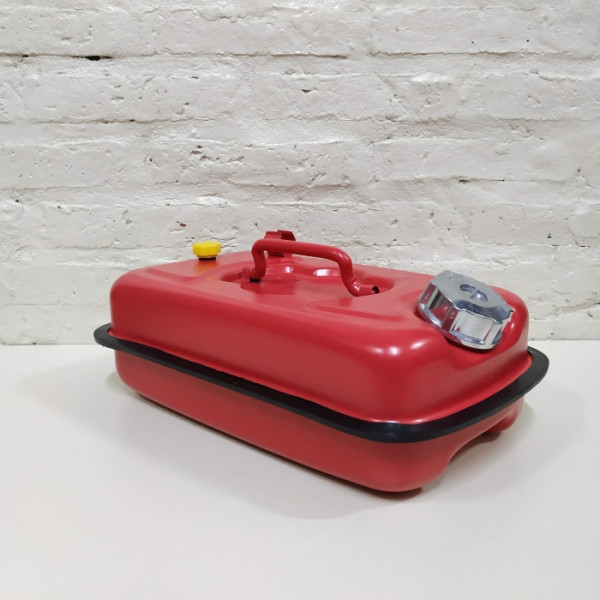 BIDON CHAPA HORIZONTAL 5 LITROS ROJO