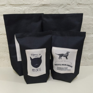 bolsa vinilo perro chica 20x32