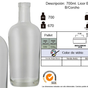 botella barrica 700cc