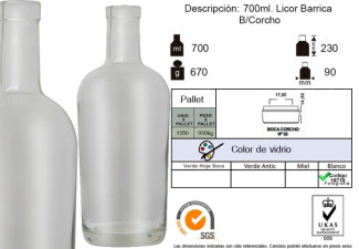 BOTELLA BARRICA 700cc