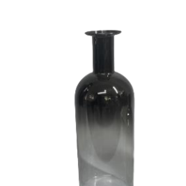 BOTELLA CRISTAL HUMO BAJA 9X26CM