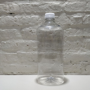 botella ovalada 3l cristal