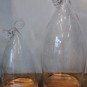 campana con base madera grande