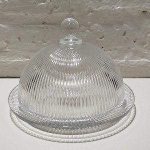 campana rayas finas base vidrio 13x19