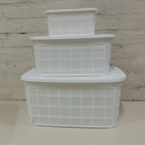 canasto con tapa cuadrille 21x14x10