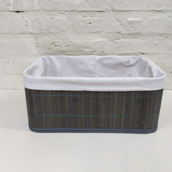 CESTO BAMBU PLEGABLE 33x23x14 SIN TAPA