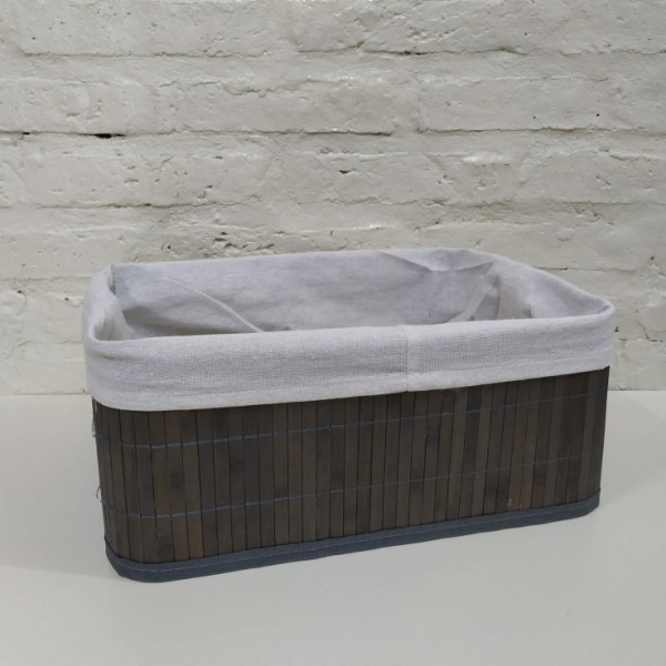 CESTO BAMBU PLEGABLE 38x28x16 SIN TAPA