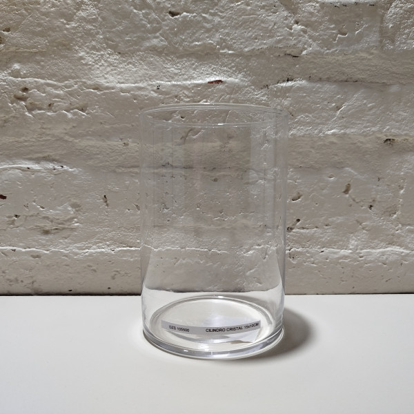 CILINDRO CRISTAL 15x10CM
