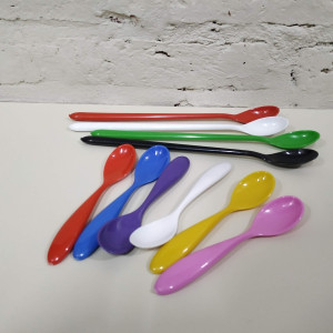 cuchara larga plastica
