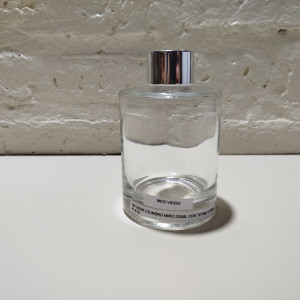 difusor cilindro miro 200ml con tetina y tapa plata