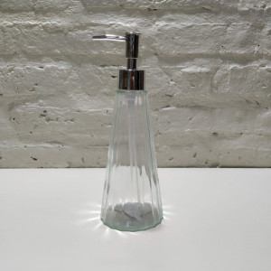dispenser jabon vidrio conico 350ml