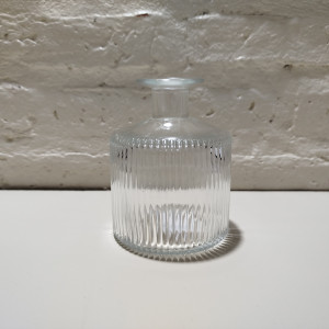 florero difusor lineas cristal 9x12cm
