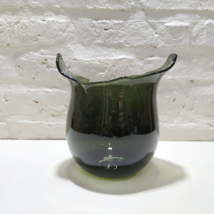 florero fume mini verde oscuro