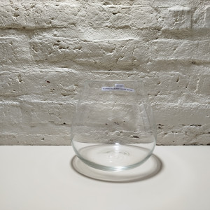 florero lila bombe grande 16x11x16