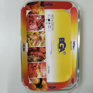 fuente rectangular con asa 29lt