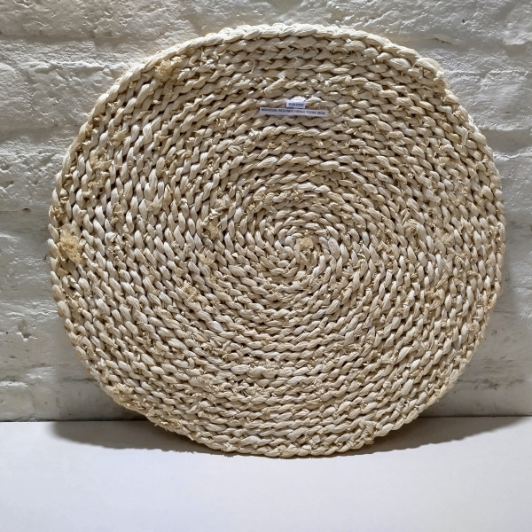 INDIVIDUAL REDONDO FIBRAS ARENA 38CM