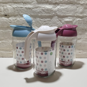 jarra 1500ml tapa colores retro
