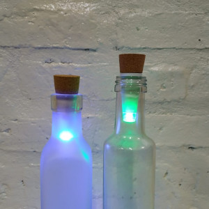 luz tapon corcho