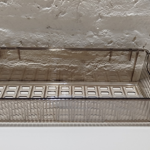 ORGANIZADOR COLGANTE RECTANGULAR ADHESIVO FUME 31X11X8