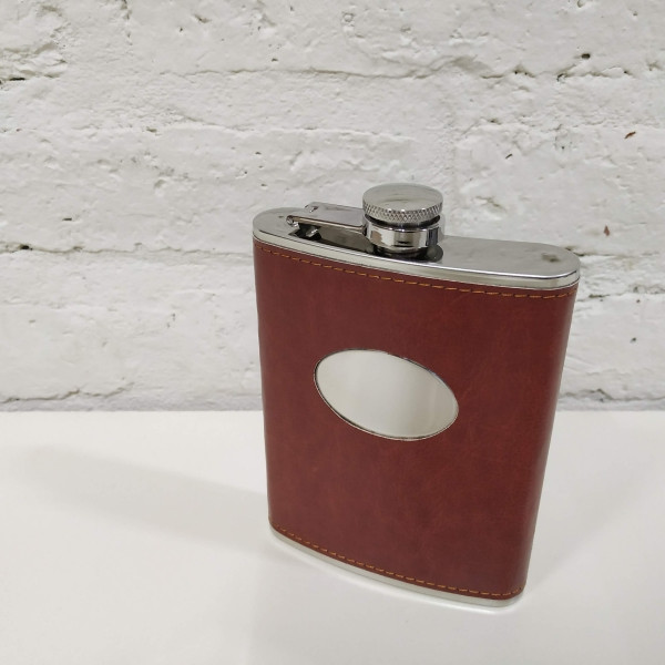 PETACA FORRADA 14CM ECOCUERO ROJO