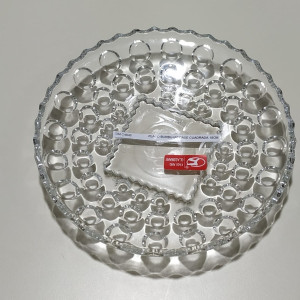 plato burbujas base cuadrada 18cm