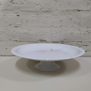 posatorta metal 26 cm con pie
