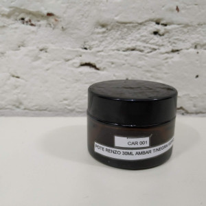 pote renzo 30ml ambar tnegra vidrio