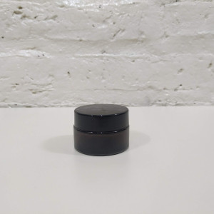 pote renzo x 20ml ambar tapa negra vidrio