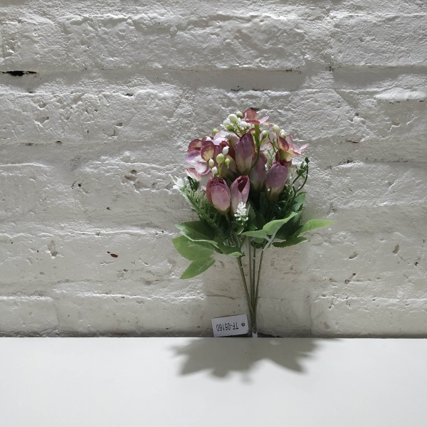 RAMO MINI TULIPAN X 12 29CM LILA