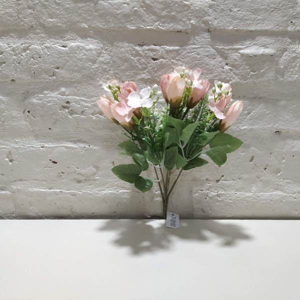 RAMO MINI TULIPAN X 12 29CM SALMON