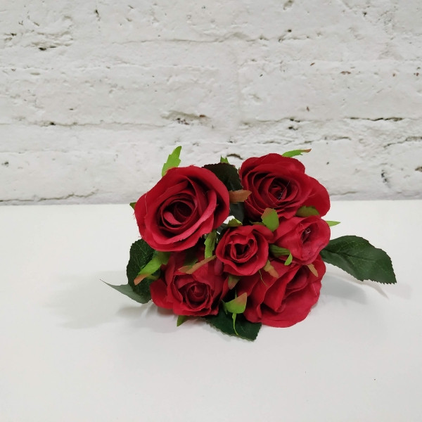 RAMO X 6 ROSAS CHICAS ROJAS