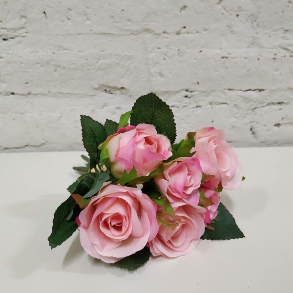 RAMO X 6 ROSAS CHICAS ROSA
