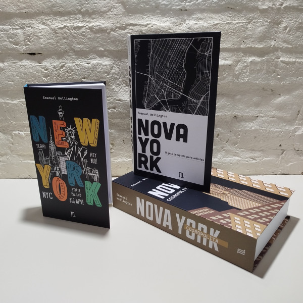SET CAJA LIBRO X 3 27X17X5 25X15X5 23X13X4 NEW YORK