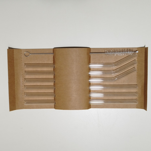 SORBETE VIDRIO X 6 UNIDADES Y LIMPIADOR 20CM