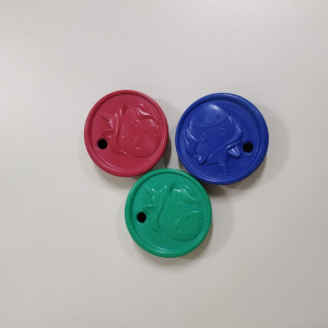 tapon silicona boca 63 con agujero frasco unicornio