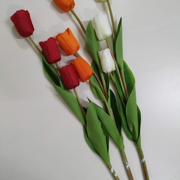 VARA TULIPAN X 3 ROJO x 100cm
