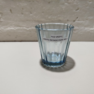 vasito rayado para vela 55 x 6cm