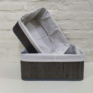 cesto bambu plegable 33x23x14 sin tapa