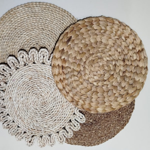 individual redondo 38cm rattan grueso