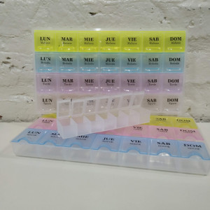 pastillero semanal 7x3 filas
