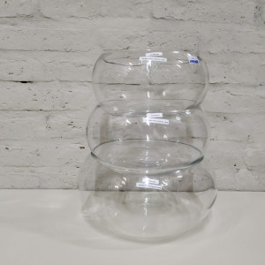 pecera chata cristal 20cm