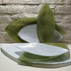 plato hoja medio 18x39