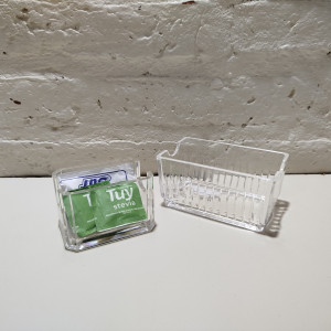 porta azucar acrilico grande 11x6cm