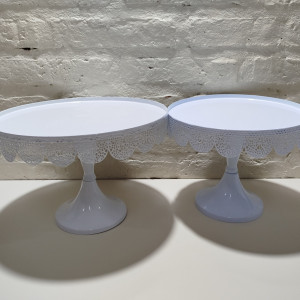 posatorta metal 24cm blanco