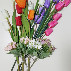 vara tulipan x 5 violeta x 1mt